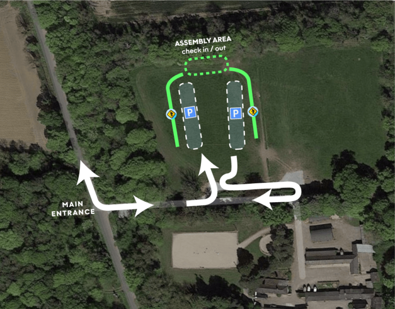 Beaulieu House pick-up and drop-off map